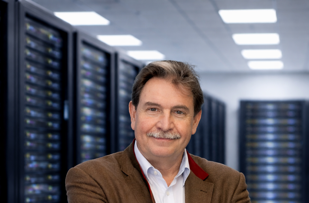 Udo Röber - KI-Experte im Serverraum